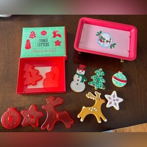 Retired American Girl AG Maryellen Christmas Holiday Cookie Set - Not Complete